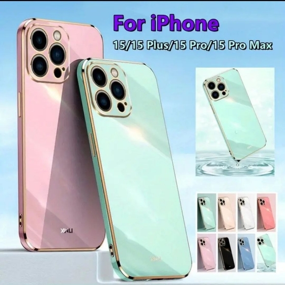 Electroplated Case For iPhone 15 Pro Max - BLACK-SALE - Picture 7 of 8